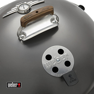 гриль угольный weber 70th anniversary edition, metal grey