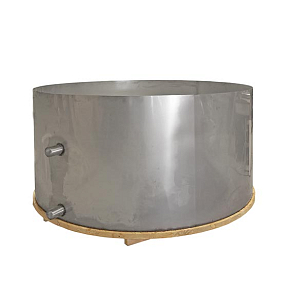 Купель с печкой Baltresto Steel Ø1.6 м, уличное оборудование