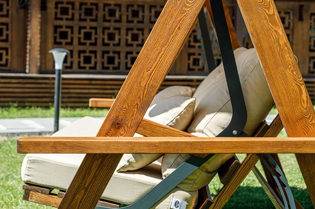 Качели трёхместные Lite Lyon с песочными подушками 