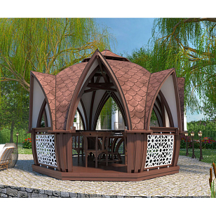 Беседка Leda Восточная, уличное оборудование