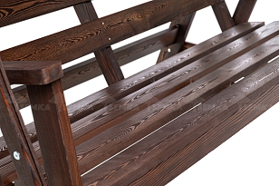 Качели Semka Floresta wenge лиственница, садовая мебель