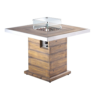 Уличный газовый стол камин Clifton Dinning Table Lime (без столешницы), уличное оборудование