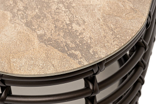 Журнальный стол 4SIS Ницца Цвет: бронзовый для дачи Журнальный стол 4SIS Ницца Цвет: бронзовый, садовая мебель