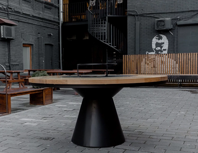 Гриль-очаг Elbrus Home Тибет Ø149 (Термостойкая эмаль)