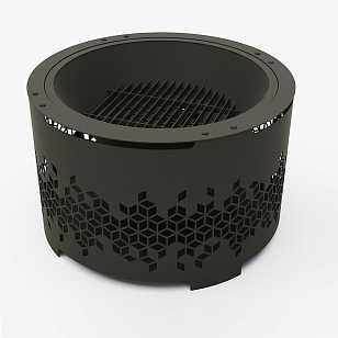 Уличный очаг Grey Stone Fuego H Rhomb для сада и загородного дома Уличный очаг Grey Stone Fuego H Rhomb, уличное оборудование