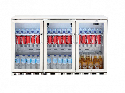 Уличный стеклянный холодильник BeefEater (Тройная дверь)