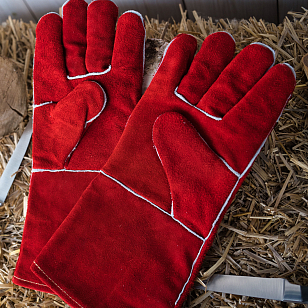 Перчатки жаростойкие St.Tomato красные
