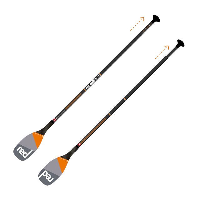 Весло SUP неразборное регулируемое RED PADDLE 2019 CARBON ULTIMATE (Vario) для серфинга