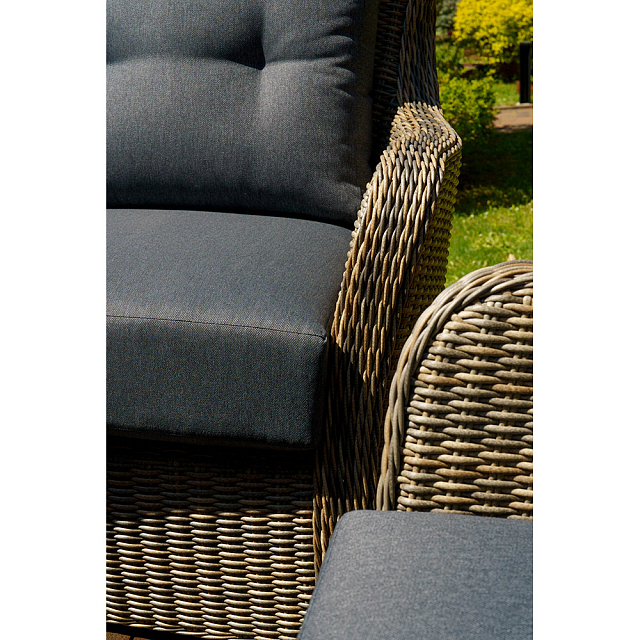 Лаунж зона Lite Venezia (кофейный столик, 2 кресла) Цвет: серый 