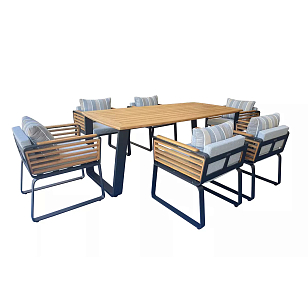 Лаунж зона из алюминия Joygarden Aura для дачи Лаунж зона из алюминия Joygarden Aura, садовая мебель