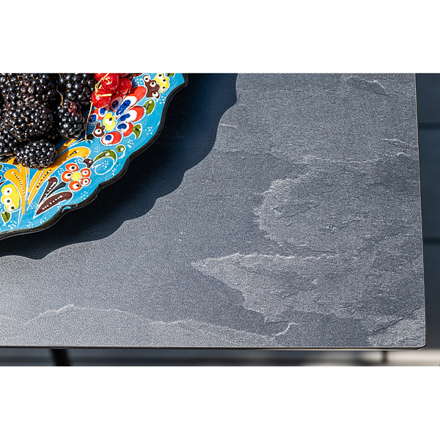 Обеденная группа 4SIS Конте-М с квадратным столом Цвет: серый гранит 