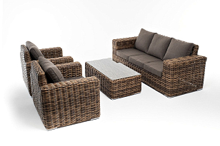 Лаунж-зона 4SIS Палермо, цвет соломенный, садовая мебель