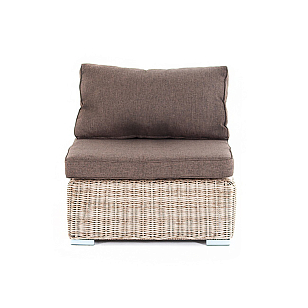 Модуль прямой 4SIS Лунго, цвет бежевый, садовая мебель