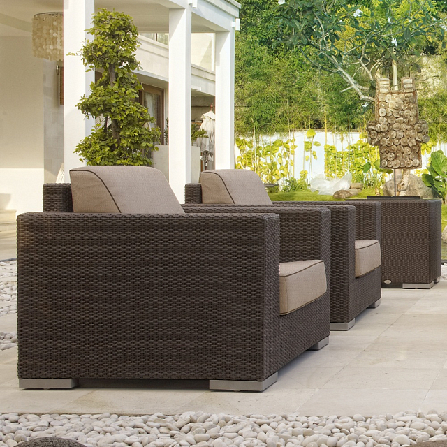 Кресло с подушками Skyline Design CUATRO 2001 MOCCA 