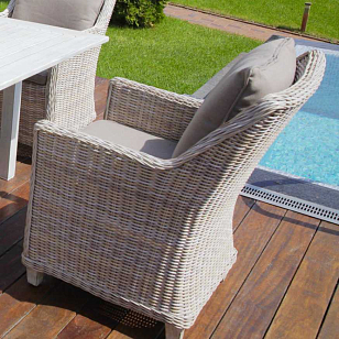 Кресло Lite Toscana бежевый для дачи Кресло Lite Toscana бежевый, садовая мебель