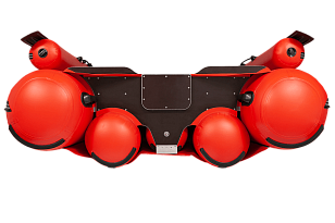 Лодка ПВХ Фрегат 480 FM Jet красная для хобби и пикника