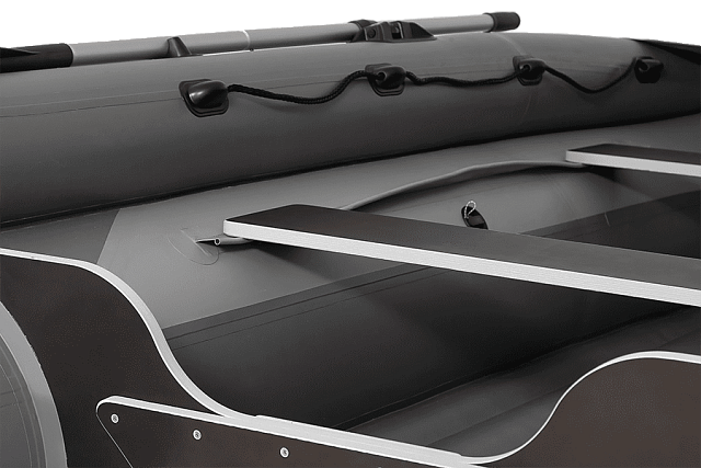 Лодка ПВХ Фрегат 370 Air F (НДНД) серая