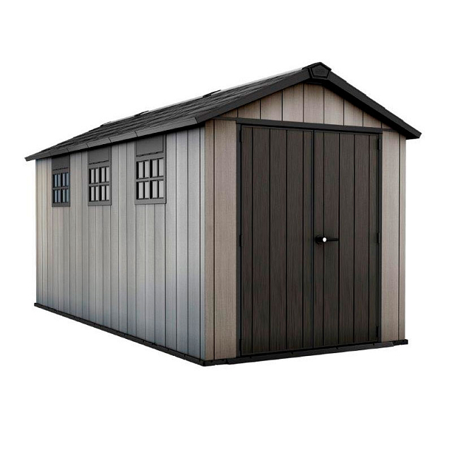 Пластиковый сарай Keter Oakland 7515 (Oakland 757 + пристройка) 