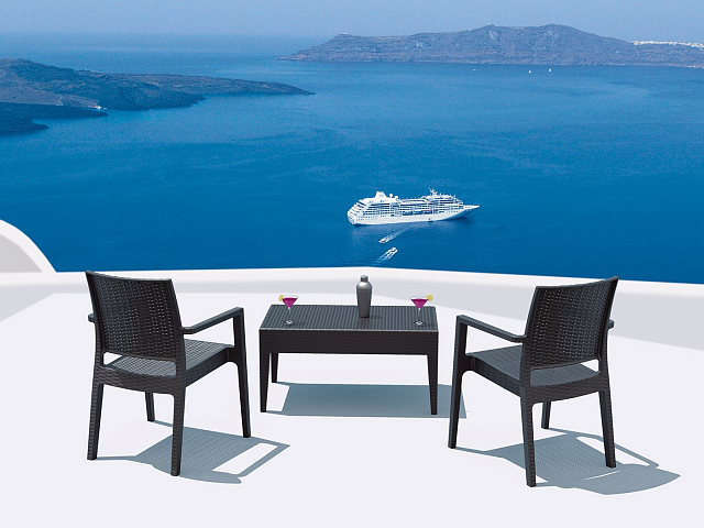 Кресло Siesta Contract Ibiza Цвет: антрацит 
