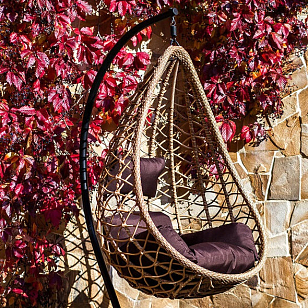 Мягкое подвесное кресло Joygarden Aura, садовая мебель