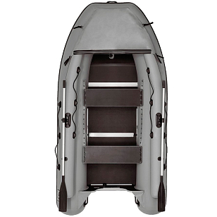 Лодка ПВХ Фрегат 350 F серая для хобби и пикника