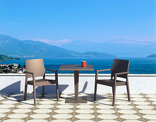 Кресло Siesta Contract Ibiza Цвет: коричневый для дачи Кресло Siesta Contract Ibiza Цвет: коричневый, садовая мебель