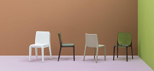 Стул Pedrali Blitz Цвет: черный для дачи Стул Pedrali Blitz Цвет: черный, садовая мебель