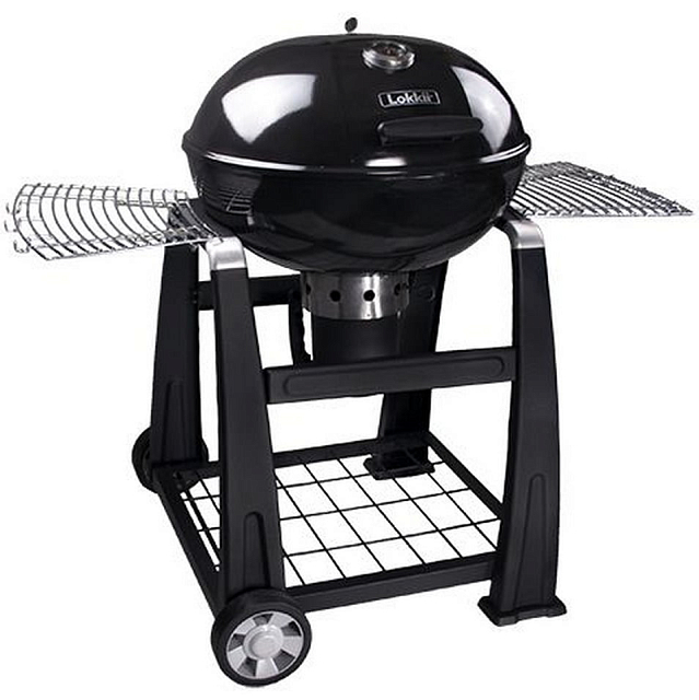 угольный гриль lokkii perfection trolley 828t
