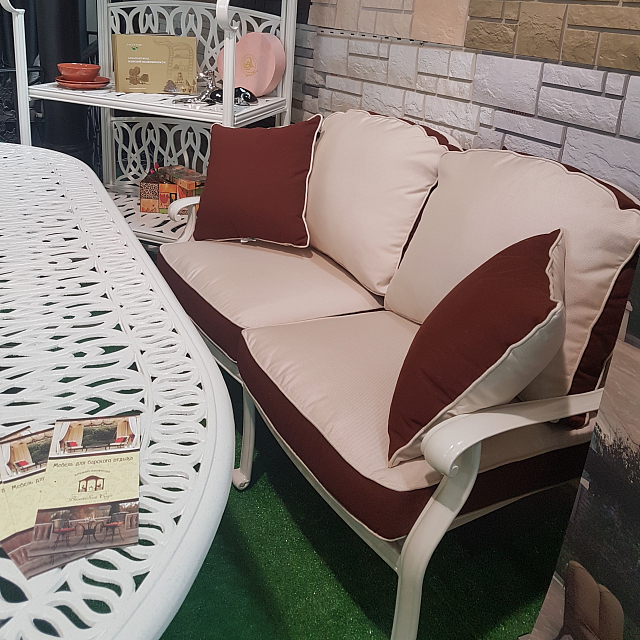 Софа Вишневый Садъ Классик 2 белая 