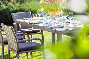 Обеденная группа Joygarden Rome с подлокотниками, садовая мебель