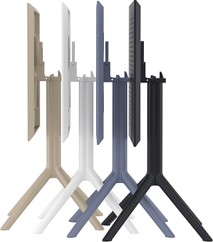 Стол Siesta Contract Sky 60 Цвет: черный, садовая мебель