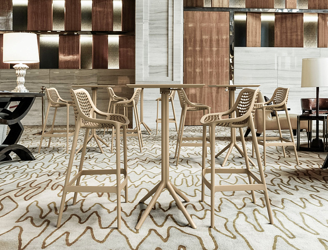 Стул барный Siesta Contract Air Bar 75 Цвет: бежевый 