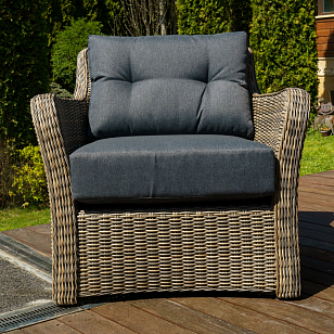 Кресло Lite Venezia Цвет: коричневый для дачи Кресло Lite Venezia Цвет: коричневый, садовая мебель