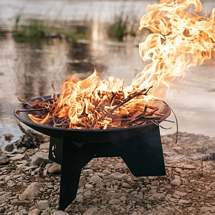 Стальная чаша для огня Concretika Y 80, уличное оборудование