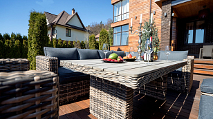 Комплект мебели из искусственного ротанга Lite Sanremo, садовая мебель