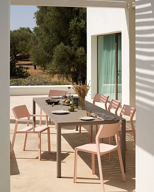 Стол раздвижной Nardi Tevere 210 Цвет: тортора, садовая мебель