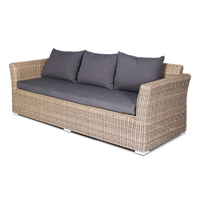 Диван 4SIS Капучино трехместный Цвет: соломенный 