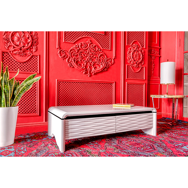 Столик-тумба журнальный Paoli 3D-Modo Цвет: белый