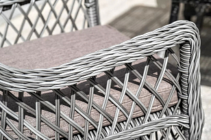 Обеденная группа 4SIS Катания на 4 персоны, цвет графит, садовая мебель