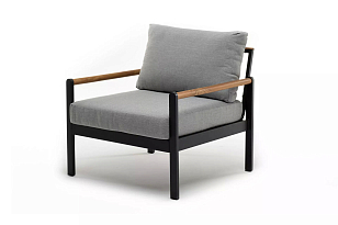 Лаунж зона из алюминия Joygarden Maya L Цвет: темный графит, садовая мебель