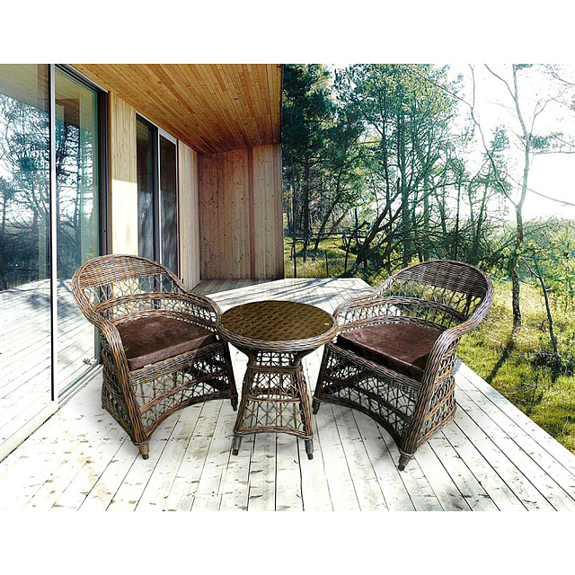 Комплект садовой мебели MOKKA Loreto Цвет: бронзовый 