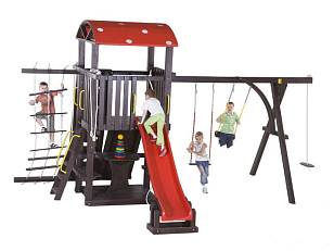 Деревянный городок Leda Грибок, уличное оборудование