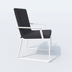 Обеденная группа Ideal Patio Diva Alba 110 Цвет: белый, антрацит, садовая мебель