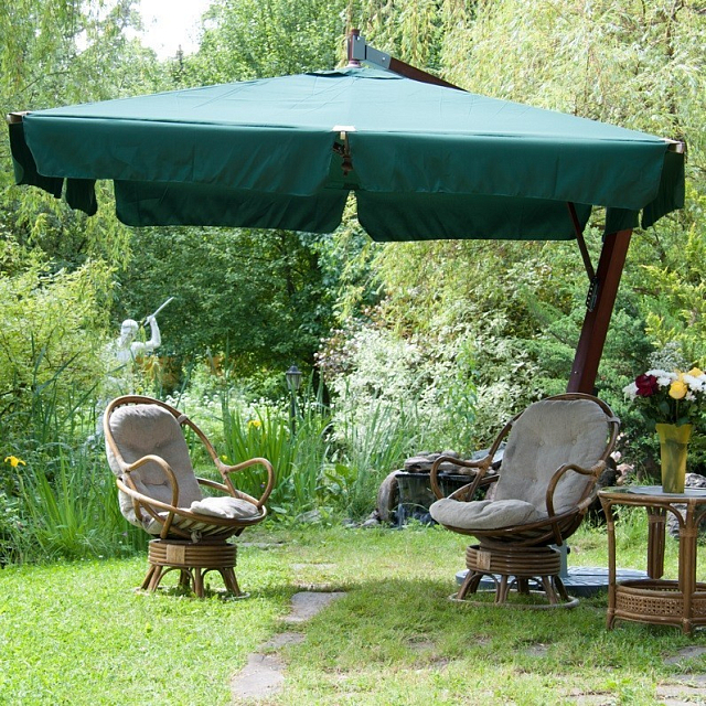 Садовый зонт для дачи Garden Way Paris Green 