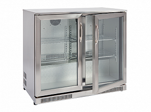 Уличный стеклянный холодильник BeefEater (Двойная дверь) для сада