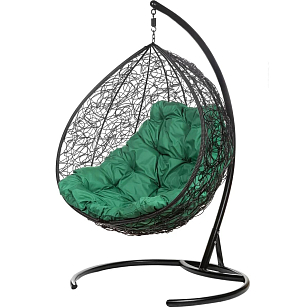 Подвесное кресло Bozollo Capiente Nero, садовая мебель