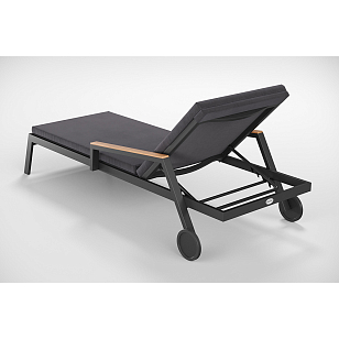 Шезлонг Gardenini Sogno S Карбон / Антрацит, садовая мебель