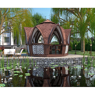 Беседка Leda Восточная, уличное оборудование