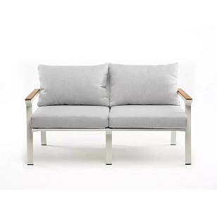 Диван двухместный Joygarden Concorde белый для дачи Диван двухместный Joygarden Concorde белый, садовая мебель