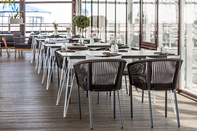 Стул 4SIS Марсель из роупа Цвет: темно-серый 